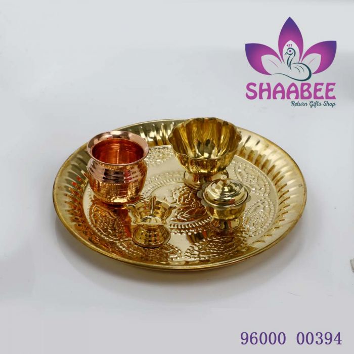 Brass Kuber Diya Engraved Design Diyas for Pooja and Return Gifts Deepak  Diya Oil Lamp for Puja Home