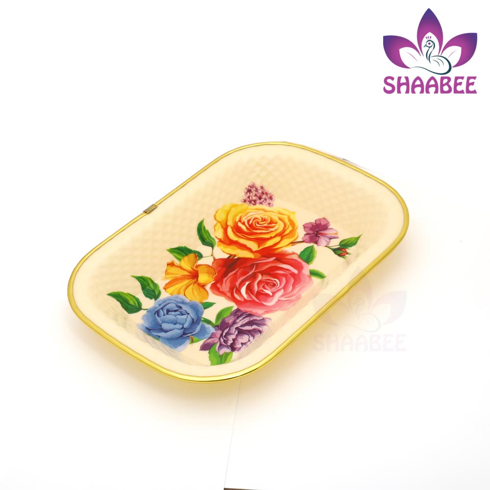 Minakari Plate 8 inch Special  W0635  W0635 at Rs 19600  Gifts for all  occasions by Wedtree